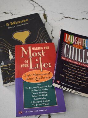 Self Help & Inspirational Book Lot | 5 Minute Daily Journal Motivation Personal